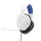 JBL Quantum 100P Console - White - Wired over-ear gaming headset with a detachable mic - Hero